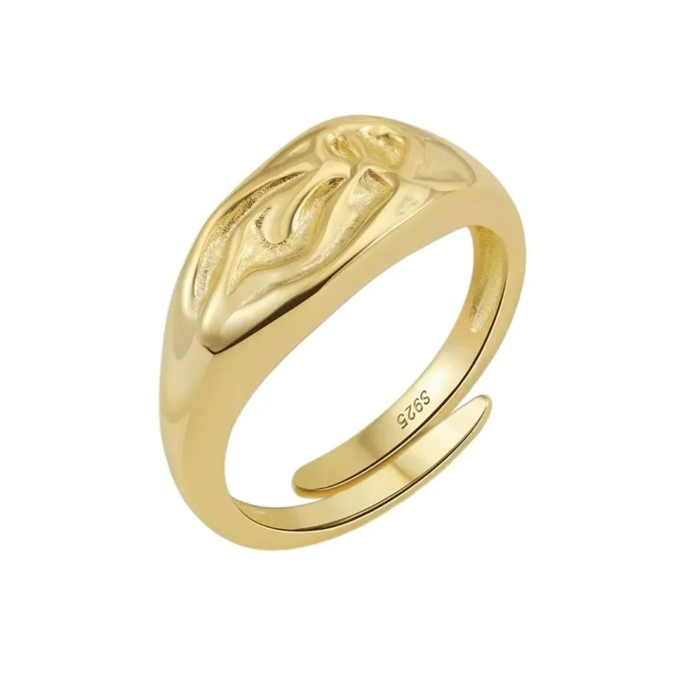 ENA 925 Sterling Silver Adjustable Ring